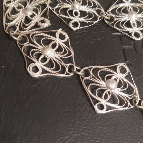 Silver 925 bracelet handmade filigree new