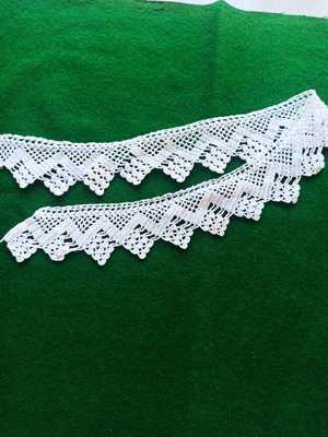 Lace like new, handmade crochet, 66 x 6 cm