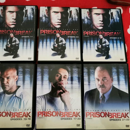 Prison Break Season 1 6 DVD new with Greek subtitles