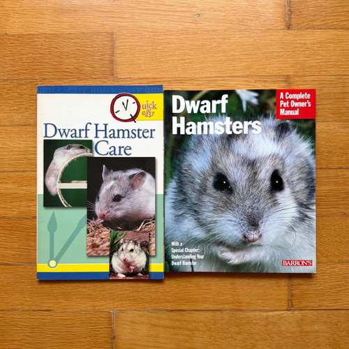 Dwarf Hamster Care Books new, set of 2, English