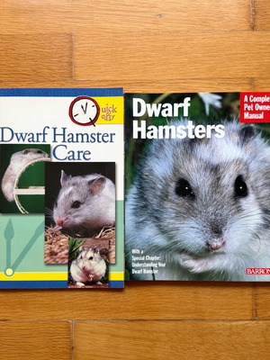 Dwarf Hamster Care Books new, set of 2, English
