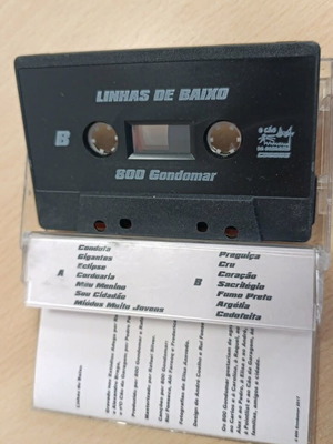 Linhas de Baixo cassette tape like new, rock by 800 Gondomar