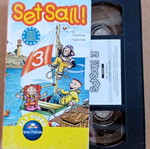 VHS Set Sail video cassette like new, animated