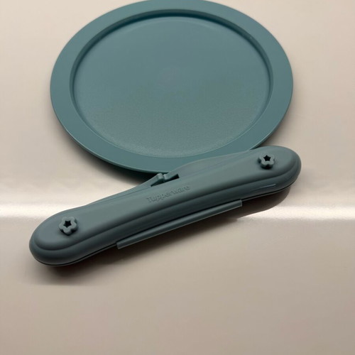 Tupperware set with small plate and baby spoon new