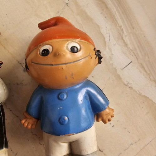 Mainzelmännchen figures vintage, used, all together