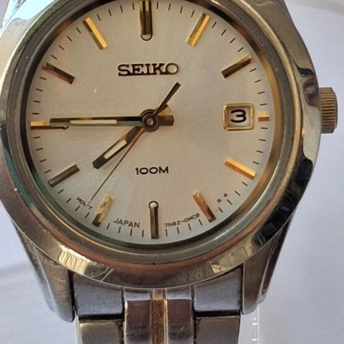 Seiko Quartz Women's Watch like new, Japan, gray and silver