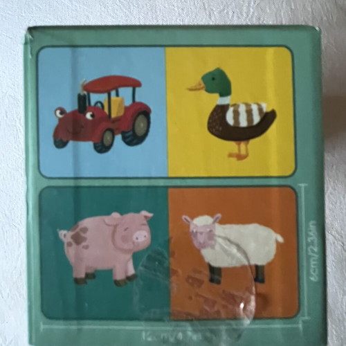 Boppi Farmyard Dominoes like new, 28 pieces, 2-4 players, ages 3+