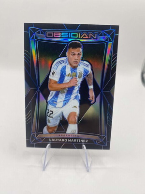 Panini Obsidian Soccer Lautaro Martinez Electric Etche Blue card like new