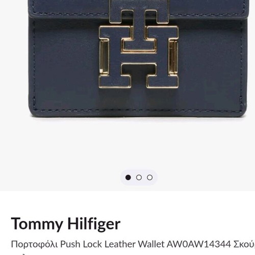 Tommy Hilfiger wallet like new, blue leather