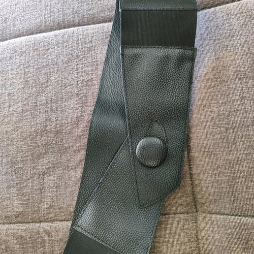 Zara women's black belt used, wide