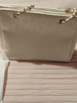 Valentino shoulder bag large size, like new, white