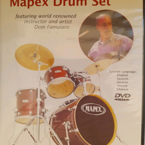 Dom Famularo How To Set-Up Your Mapex Drum Set DVD used