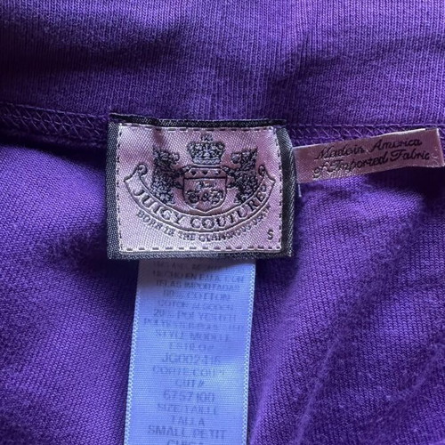 Juicy Couture velour pants small like new, purple