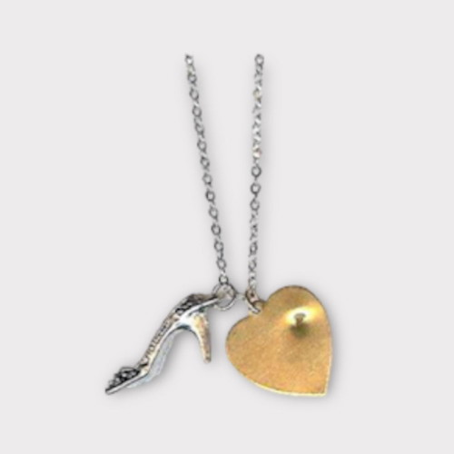 Heart & Shoe necklace new from Precious Weapons By Fetty