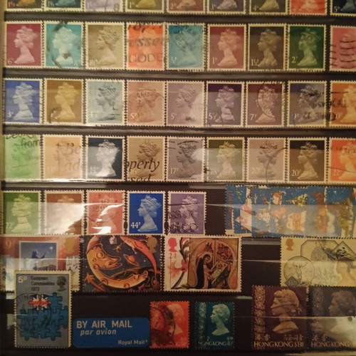 Lot of England stamps used