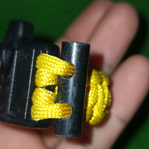 Paracord bracelet survival with cord, whistle and fire starter