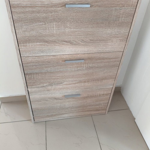 JYSK shoe rack 3-position Sonoma oak