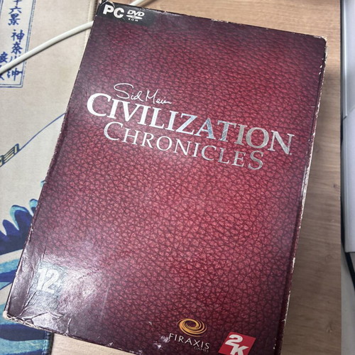 Sid Meier’s Civilization Chronicles PC edition used, missing one disc