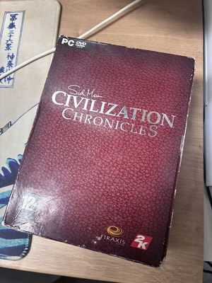 Sid Meier’s Civilization Chronicles PC edition used, missing one disc