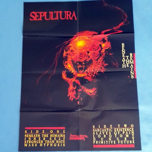 Running Wild / Sepultura poster used, double-sided, Metal Hammer