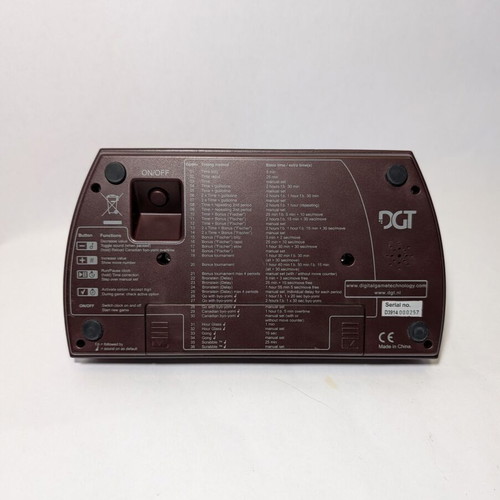DGT 2010 digital chess clock like new