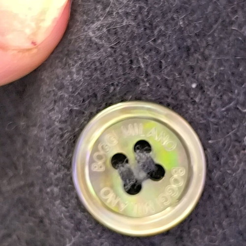 Wool vest size M used, dark blue