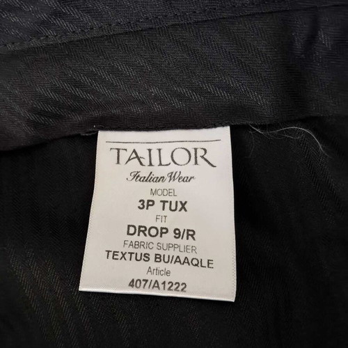 Tailor wedding suit like new, size L, blue