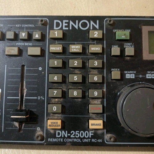 Denon DN-2500F Remote Control Unit RC-44 used for DJ
