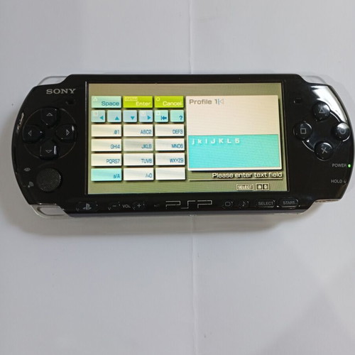 PSP 3000 Console used with charger and FIFA 06 game