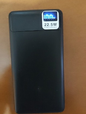 Power bank 20000mAh 22.5W used, good charging and autonomy