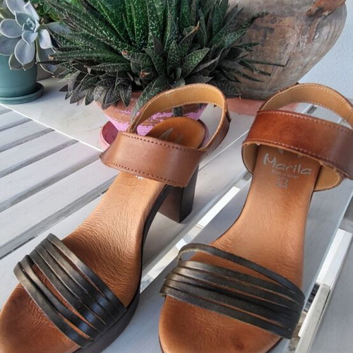 Marila Footwear summer sandals like new, size 38, brown