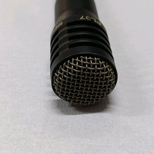 Electro-Voice PL37 condenser microphone used, XLR connection