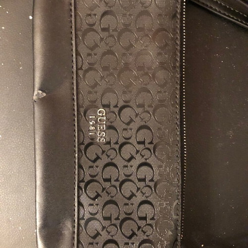 Guess black bag used, crossbody with aging mark
