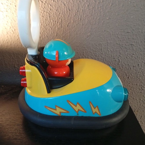 Remote control crash car like new with lights and horn