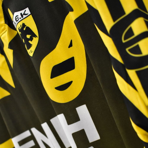 AEK football home jersey 1997-98, size large