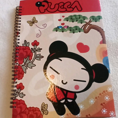 Pucca funny love notebook collectible, new, A4, 2 topics, hardcopy