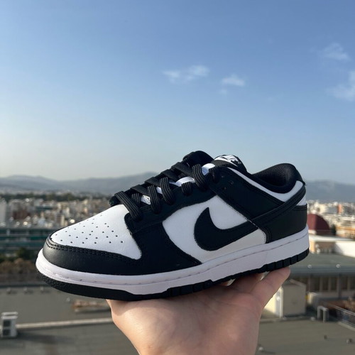 Nike Dunk Low Panda new, size 38.5, black and white