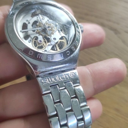 Swatch Irony Body & Soul YAS100G automatic watch stainless steel
