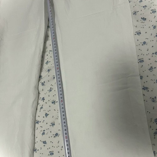 Moutaki high-waist white pants, size S