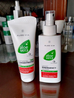 Aloe Vera περιποίηση επιδερμίδας σπρέι και συμπυκνωμένο gel καινούργιο