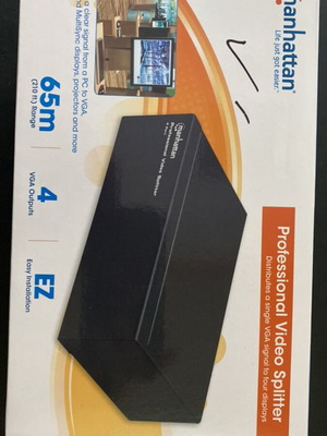 Video splitter new for 4 screens with VGA connection
