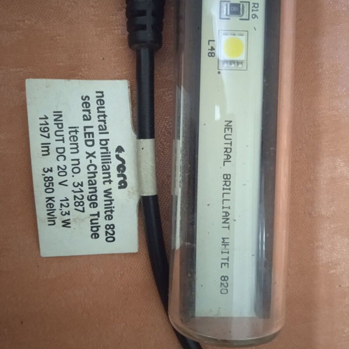 Sera LED X-Change Tube 820mm aquarium light used, Daylight Sunrise 22Watt