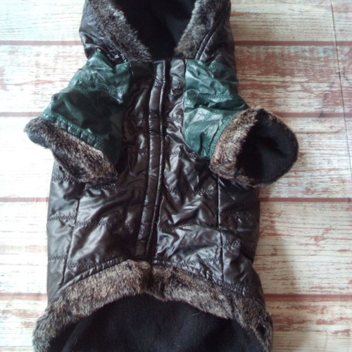 Pets dog jacket used, small medium size, length 60 cm
