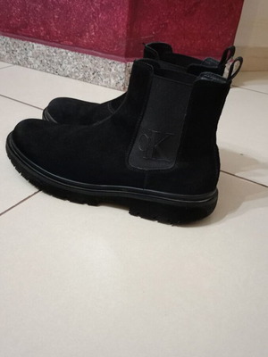 Calvin Klein Chelsea boots like new, black, size 42