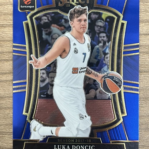 2025-26 Panini Select Euroleague Basketball Luka Doncic Blue card like new
