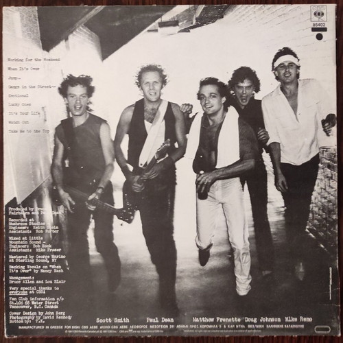 Loverboy Get Lucky LP used, Greek pressing, rock