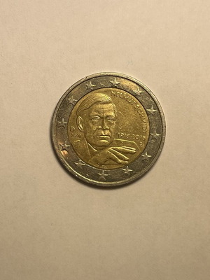 Commemorative 2 Euro Coin Germany 2018 Helmut Schmidt 100 Years like new