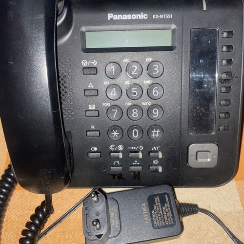 Panasonic KX-NT551 IP phone used with power supply