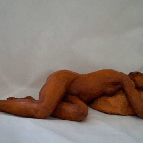 Ceramic nude sculptures handmade, new, about 35 cm