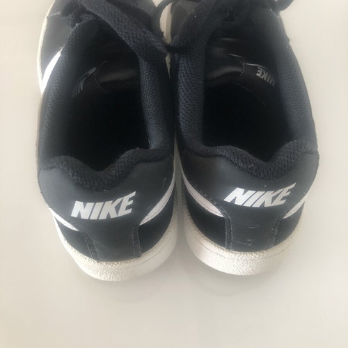Nike casual shoes used, unisex, size 38.5, black and white